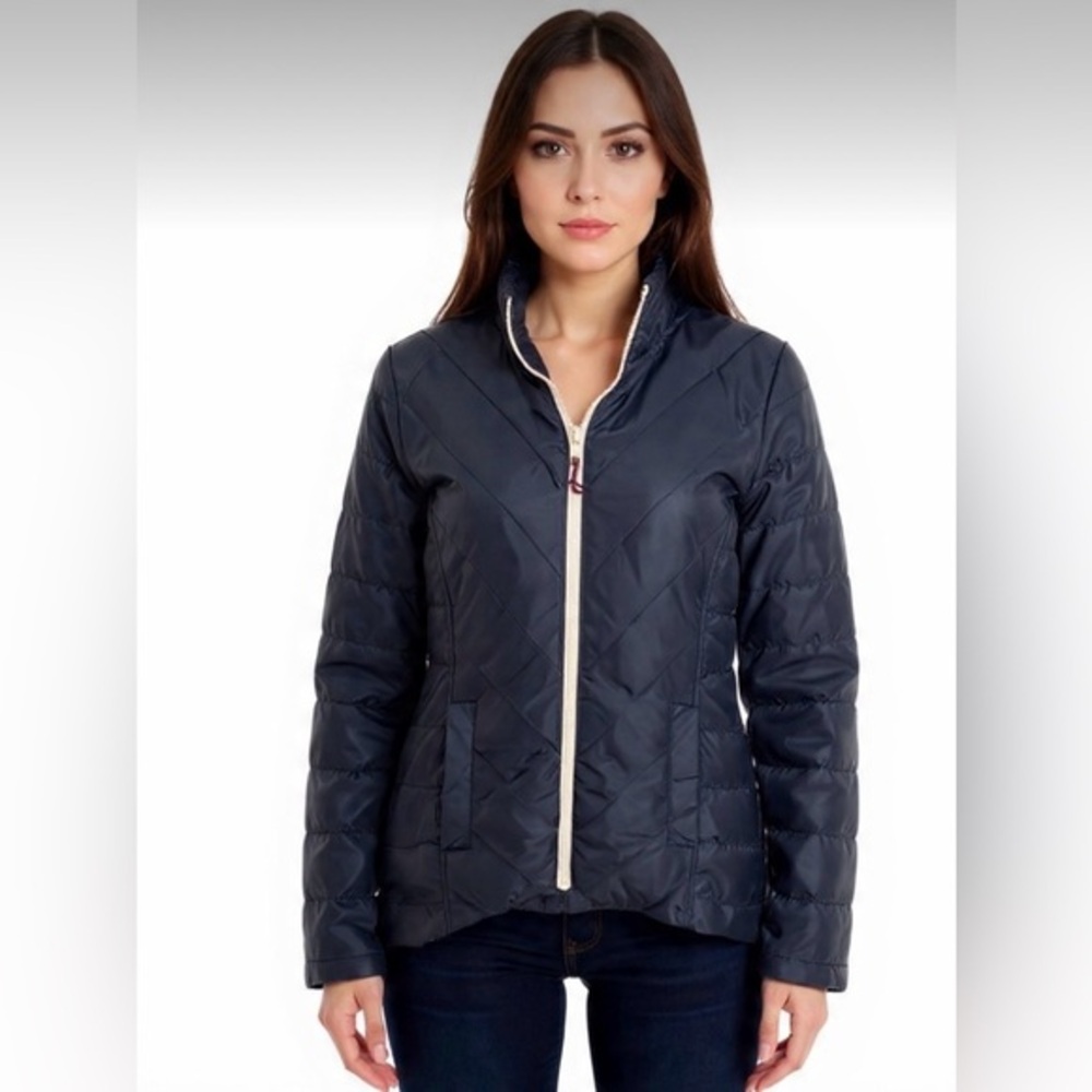 Tommy Hilfiger 3-in-1 All Weather System Jacket Puffer Women's Medium Blue